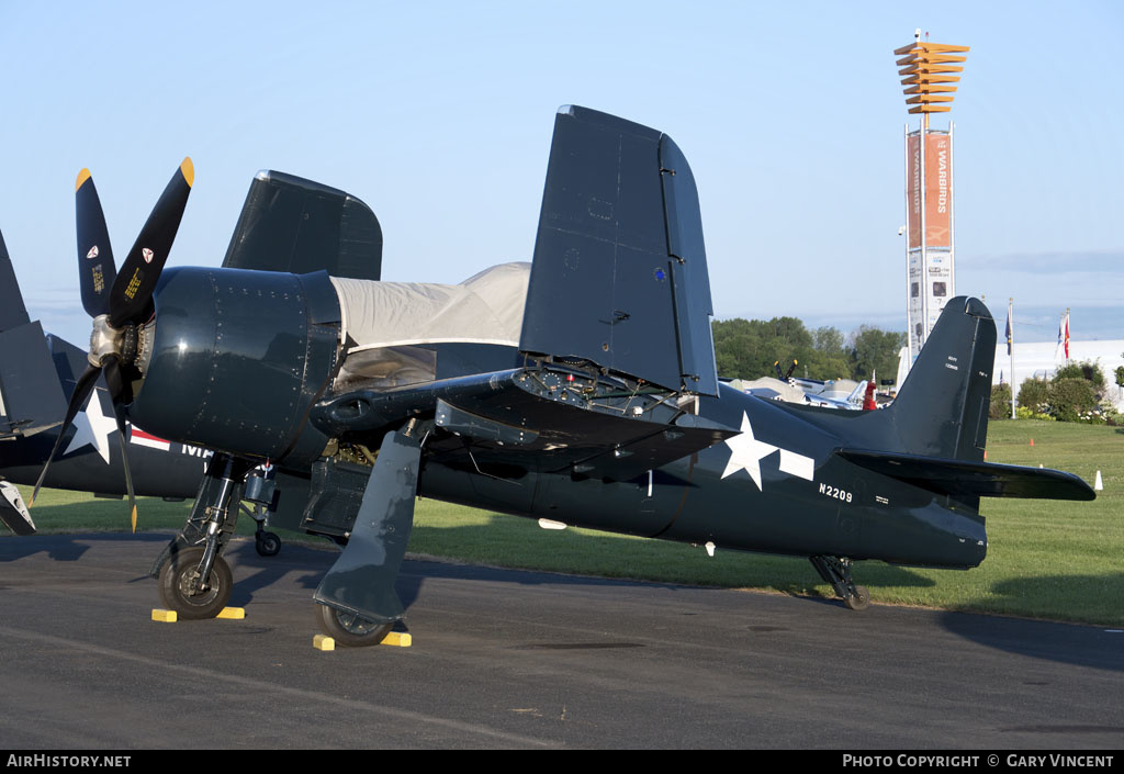 Aircraft Photo of N2209 | Grumman F8F Bearcat | USA - Navy | AirHistory.net #169856