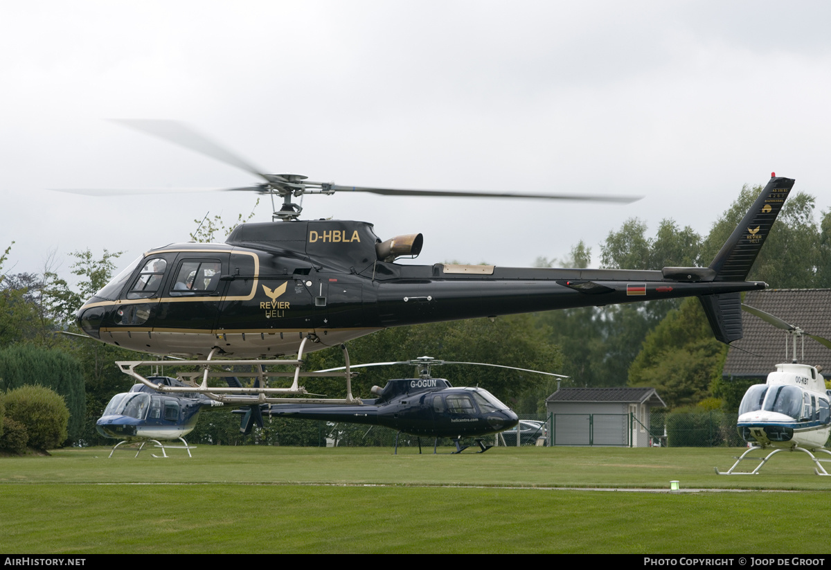 Aircraft Photo of D-HBLA | Eurocopter AS-350B-3 Ecureuil | Revier Heli | AirHistory.net #169859