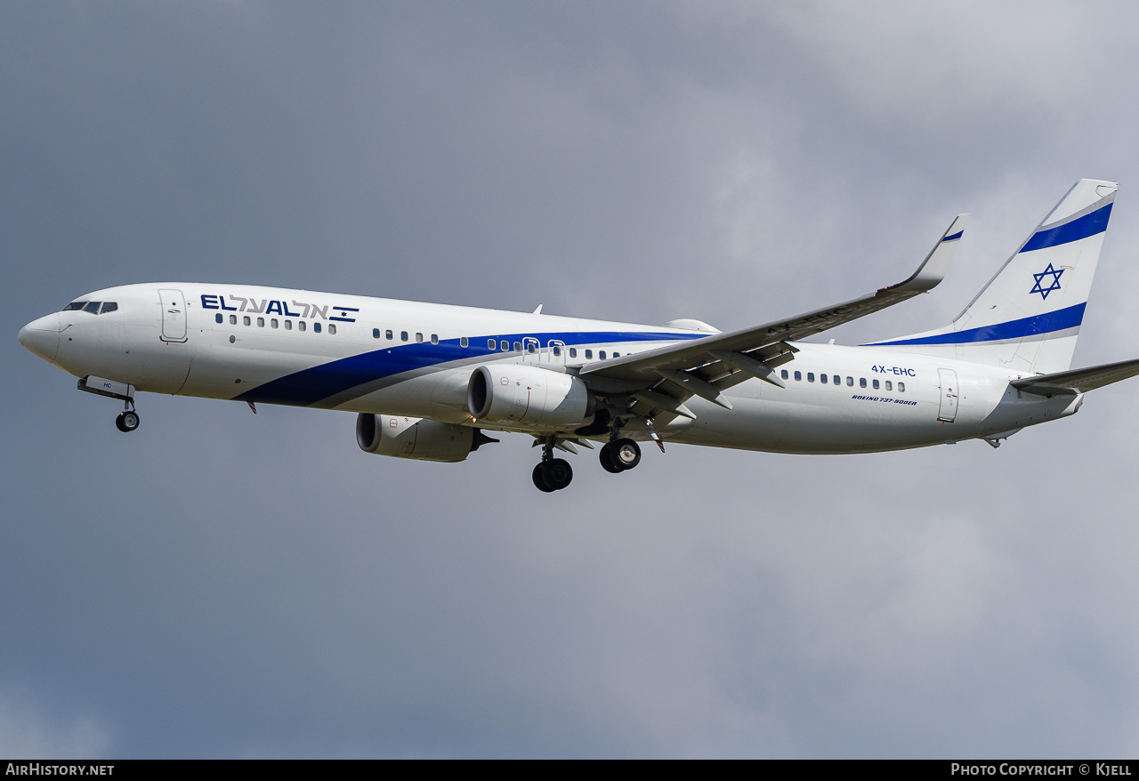 Aircraft Photo of 4X-EHC | Boeing 737-958/ER | El Al Israel Airlines | AirHistory.net #169869