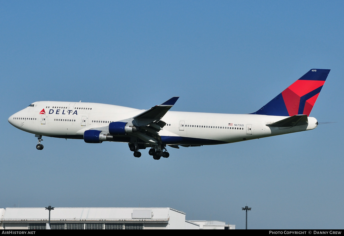 Aircraft Photo of N673US | Boeing 747-451 | Delta Air Lines | AirHistory.net #169878