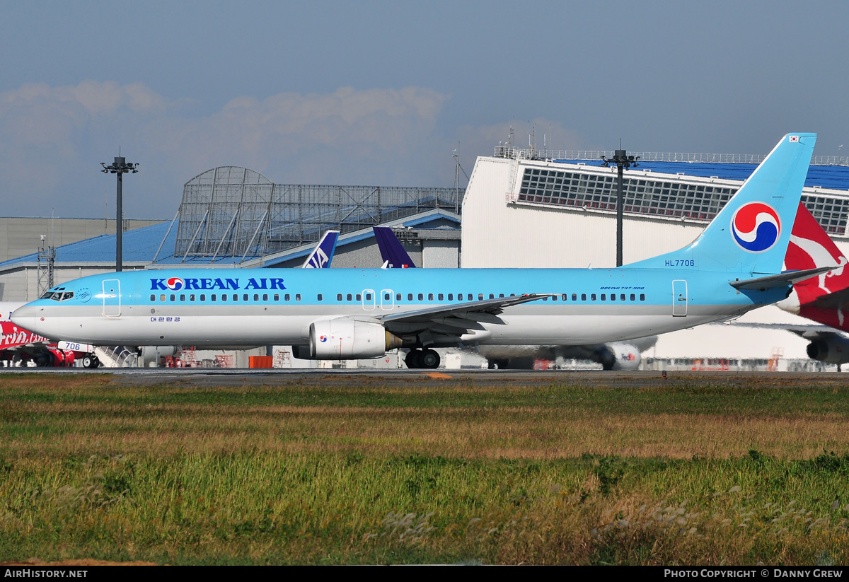 Aircraft Photo of HL7706 | Boeing 737-9B5 | Korean Air | AirHistory.net #169880