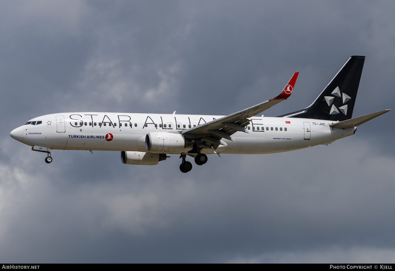 Aircraft Photo of TC-JHC | Boeing 737-8F2 | Turkish Airlines | AirHistory.net #169890