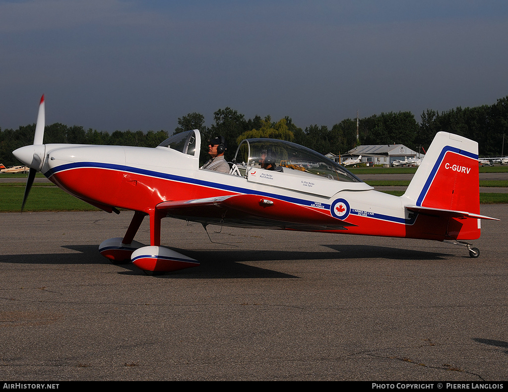 Aircraft Photo of C-GURV | Van's RV-8 | AirHistory.net #169906