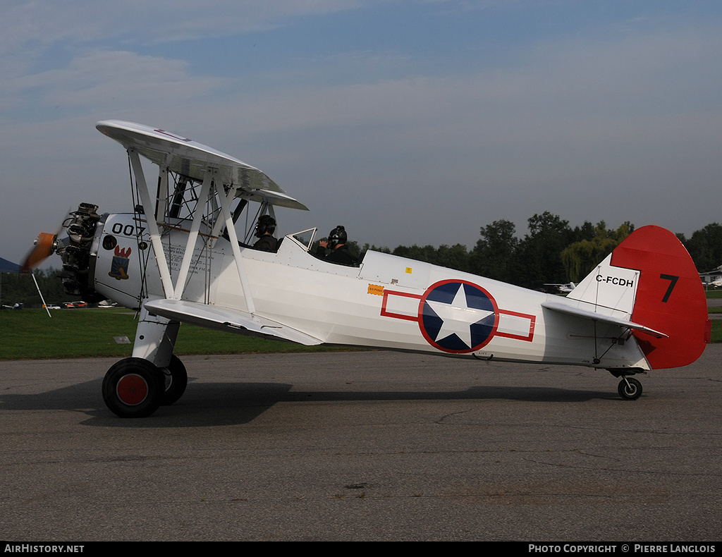 Aircraft Photo of C-FCDH | Boeing A75N1 Kaydet | USA - Air Force | AirHistory.net #169909