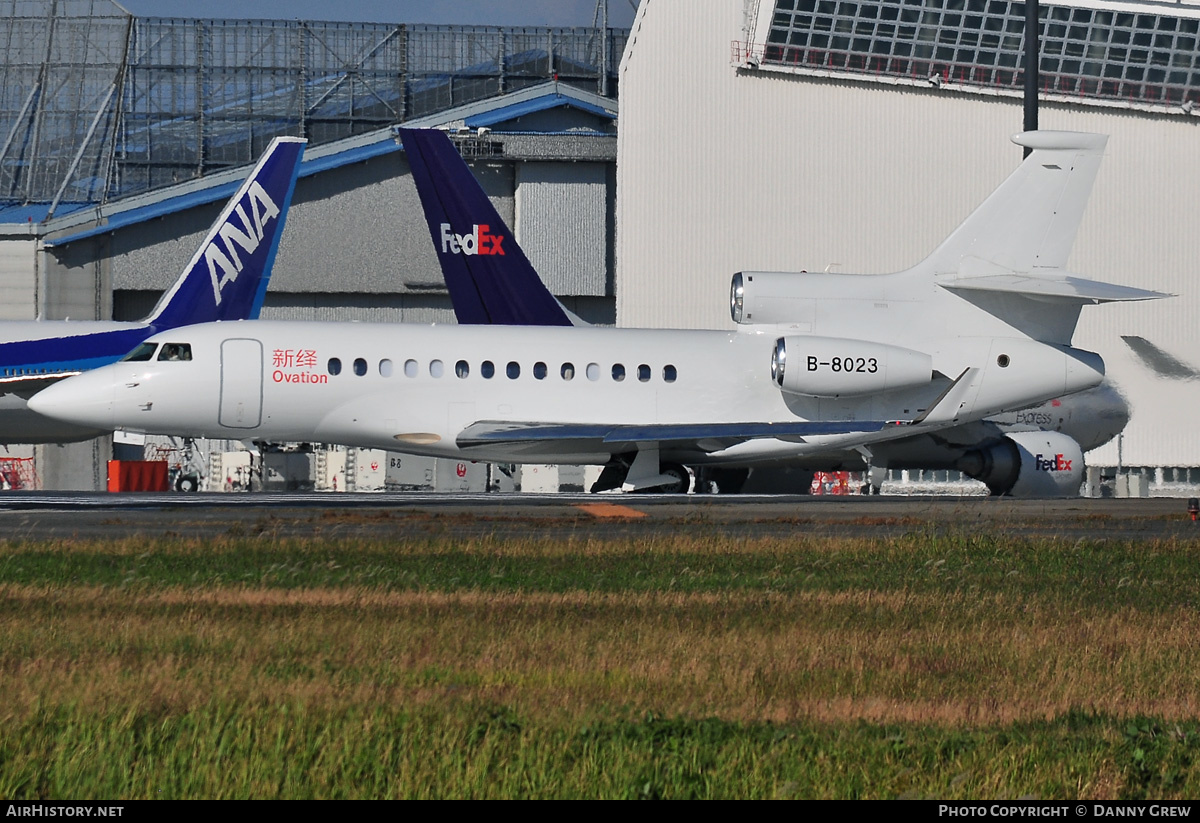 Aircraft Photo of B-8023 | Dassault Falcon 7X | Ovation | AirHistory.net #169921