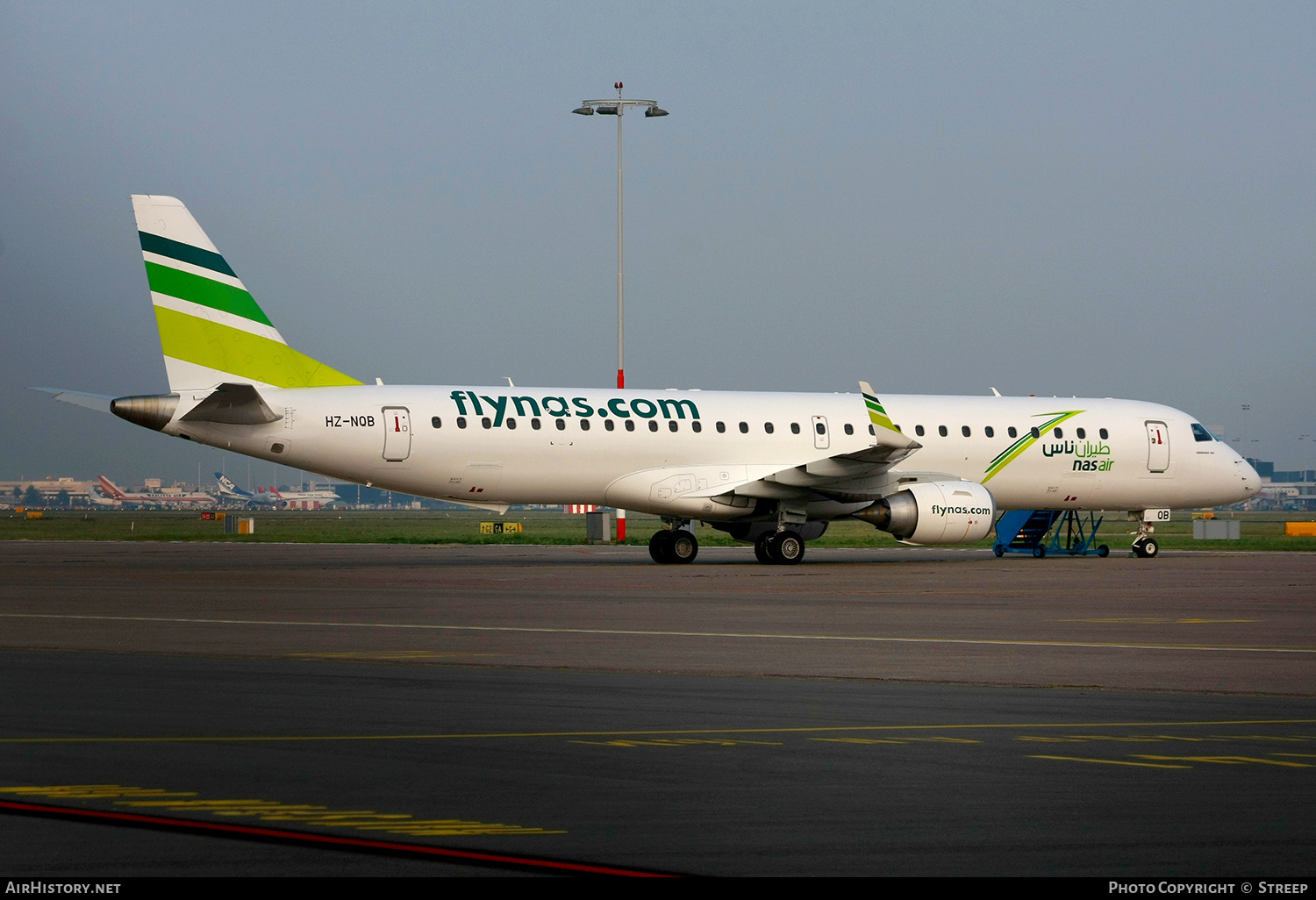 Aircraft Photo of HZ-NQB | Embraer 195AR (ERJ-190-200IGW) | Nas Air | AirHistory.net #169925