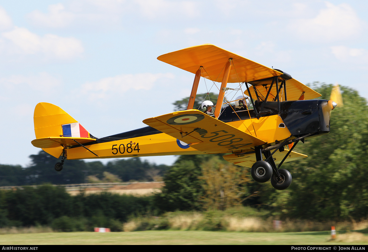 Aircraft Photo of G-FCTK / 5084 | De Havilland D.H. 82C Tiger Moth II | Canada - Air Force | AirHistory.net #169932