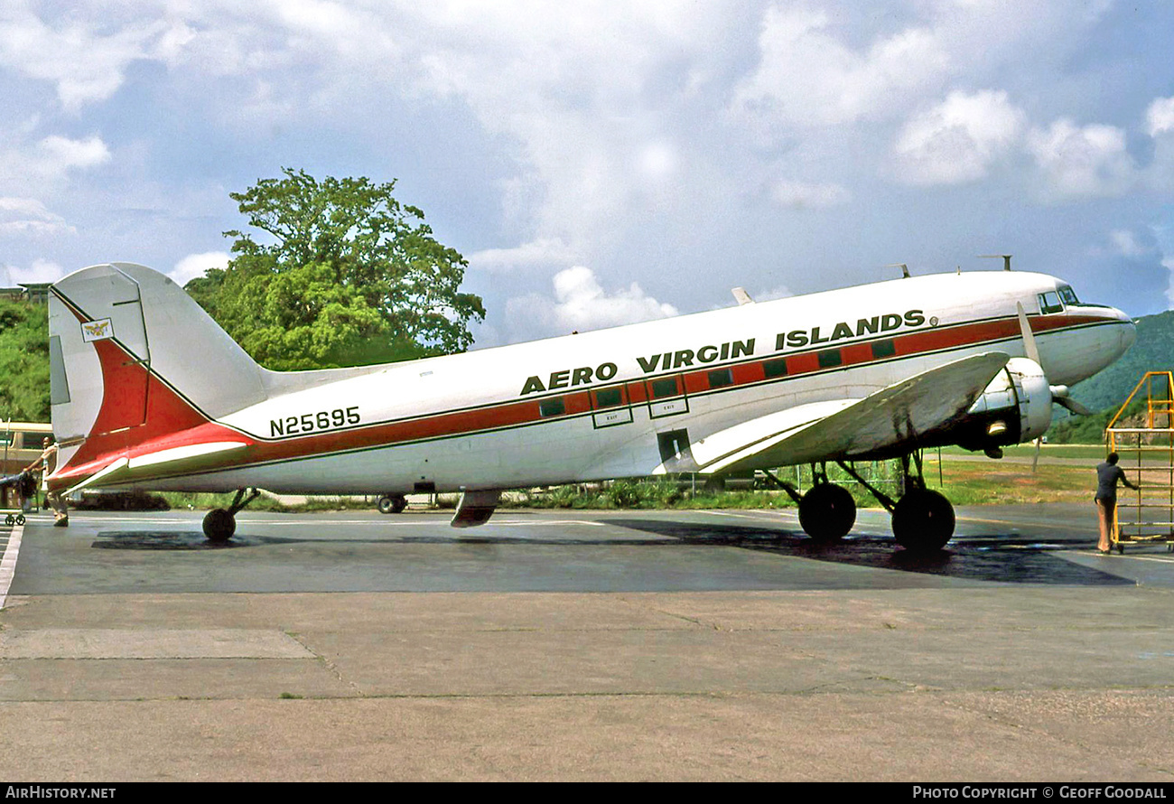 Aircraft Photo of N25695 | Douglas DC-3-313B | Aero Virgin Islands | AirHistory.net #169933