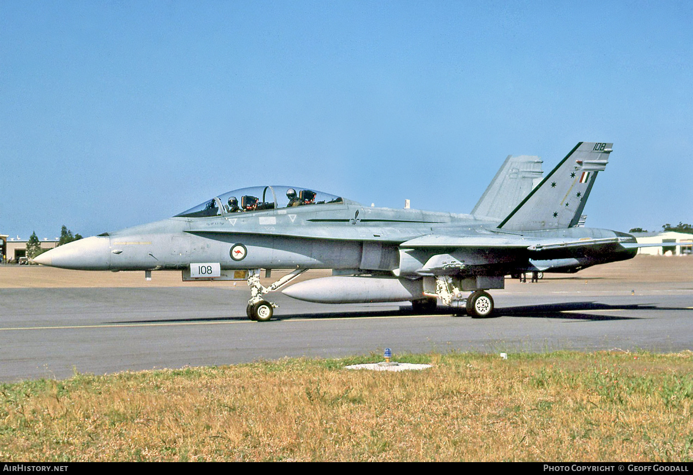 Aircraft Photo of A21-108 | McDonnell Douglas F/A-18B Hornet | Australia - Air Force | AirHistory.net #169937