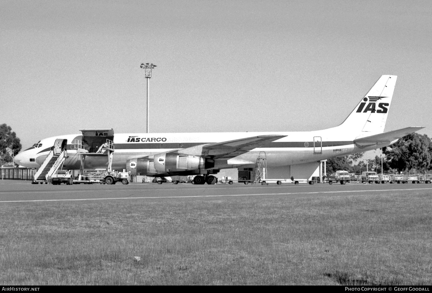 Aircraft Photo of G-BDHA | Douglas DC-8-54CF Jet Trader | IAS Cargo Airlines - International Aviation Services | AirHistory.net #169944