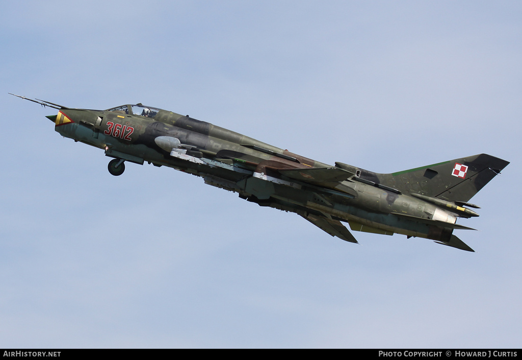 Aircraft Photo of 3612 | Sukhoi Su-22M4 | Poland - Air Force | AirHistory.net #169953