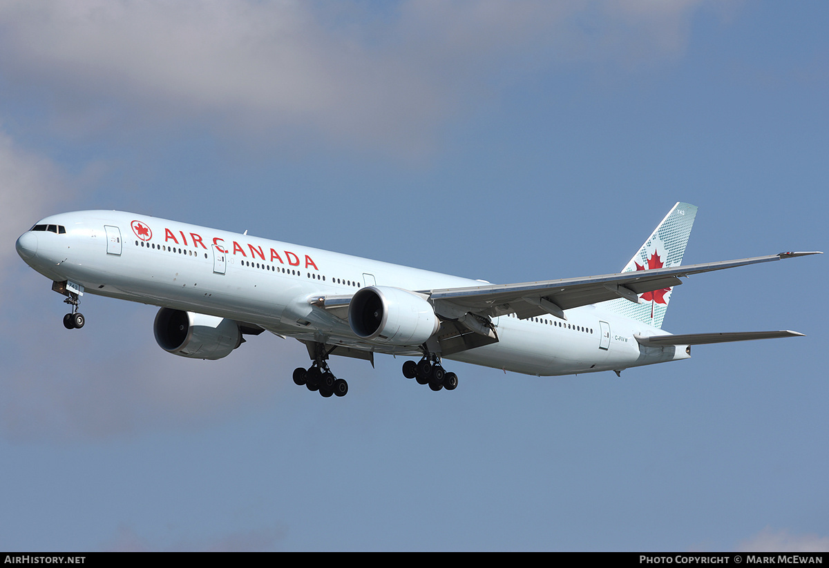 Aircraft Photo of C-FIVW | Boeing 777-333/ER | Air Canada | AirHistory.net #169964