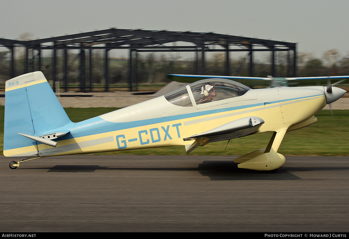 Aircraft Photo of G-CDXT | Van's RV-9 | AirHistory.net #169974