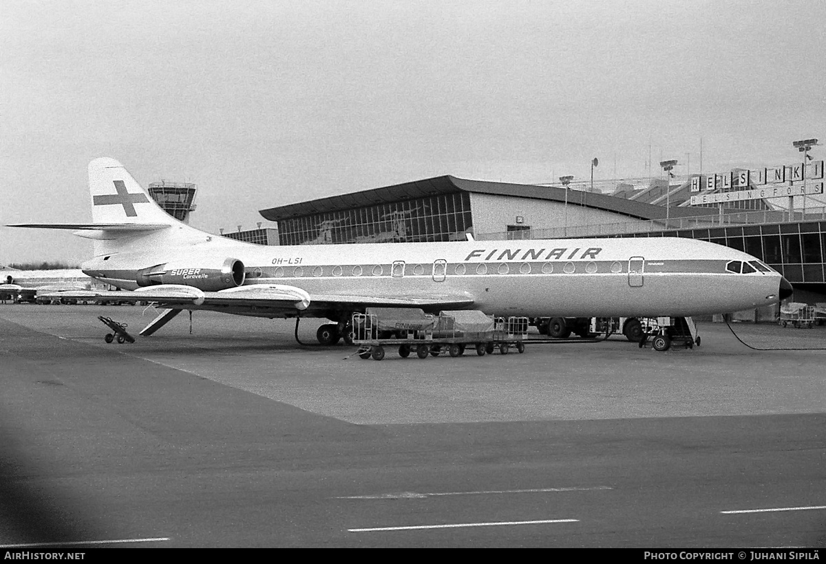 Aircraft Photo of OH-LSI | Sud SE-210 Caravelle 10B3 Super B | Finnair | AirHistory.net #169992