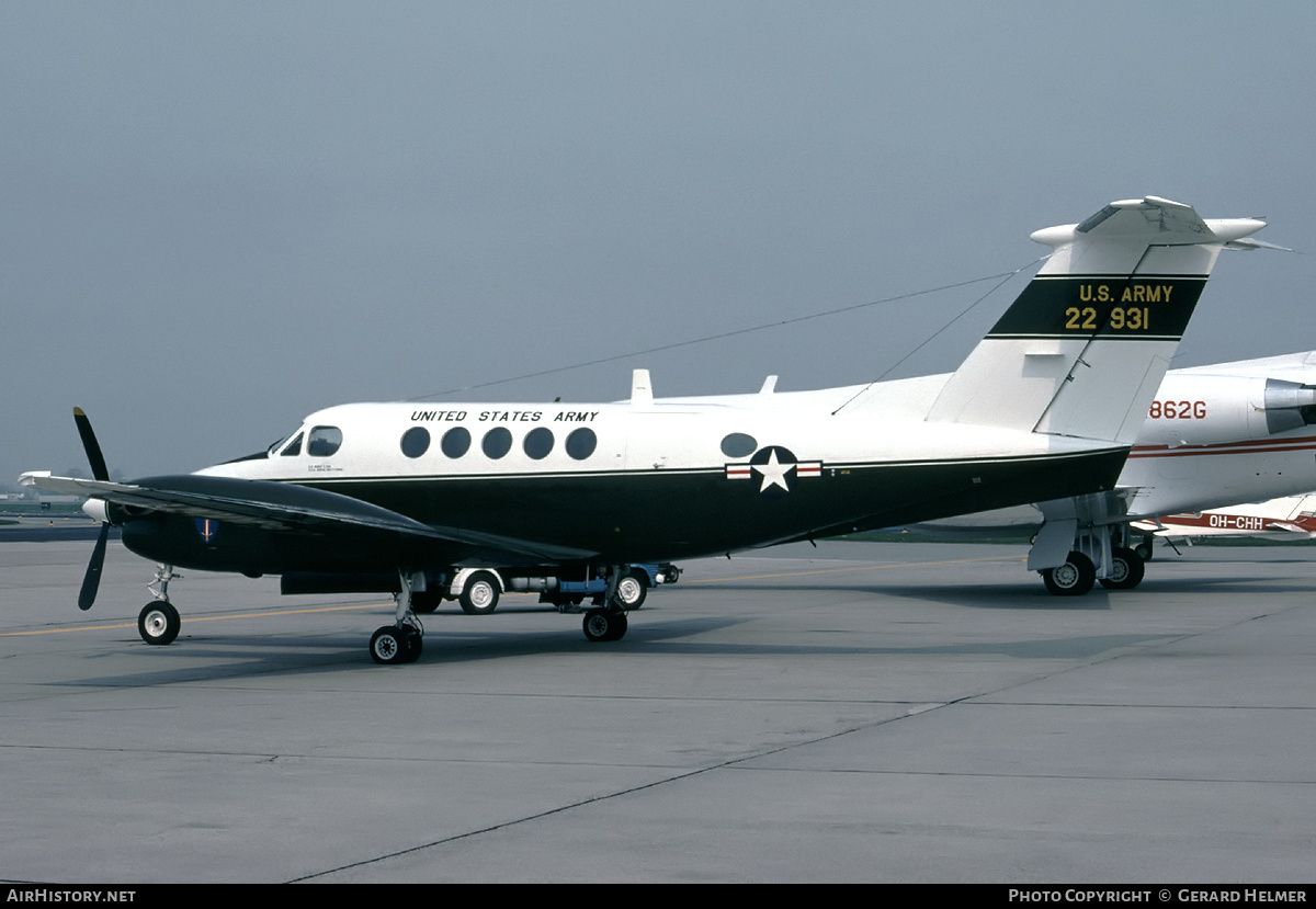 Aircraft Photo of 77-22931 / 22931 | Beech C-12A Huron | USA - Army | AirHistory.net #170028