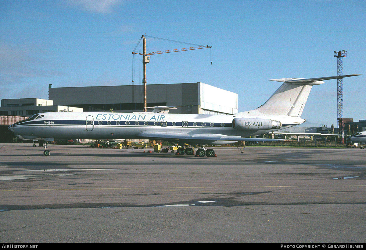 Aircraft Photo of ES-AAH | Tupolev Tu-134A | Estonian Air | AirHistory.net #170035