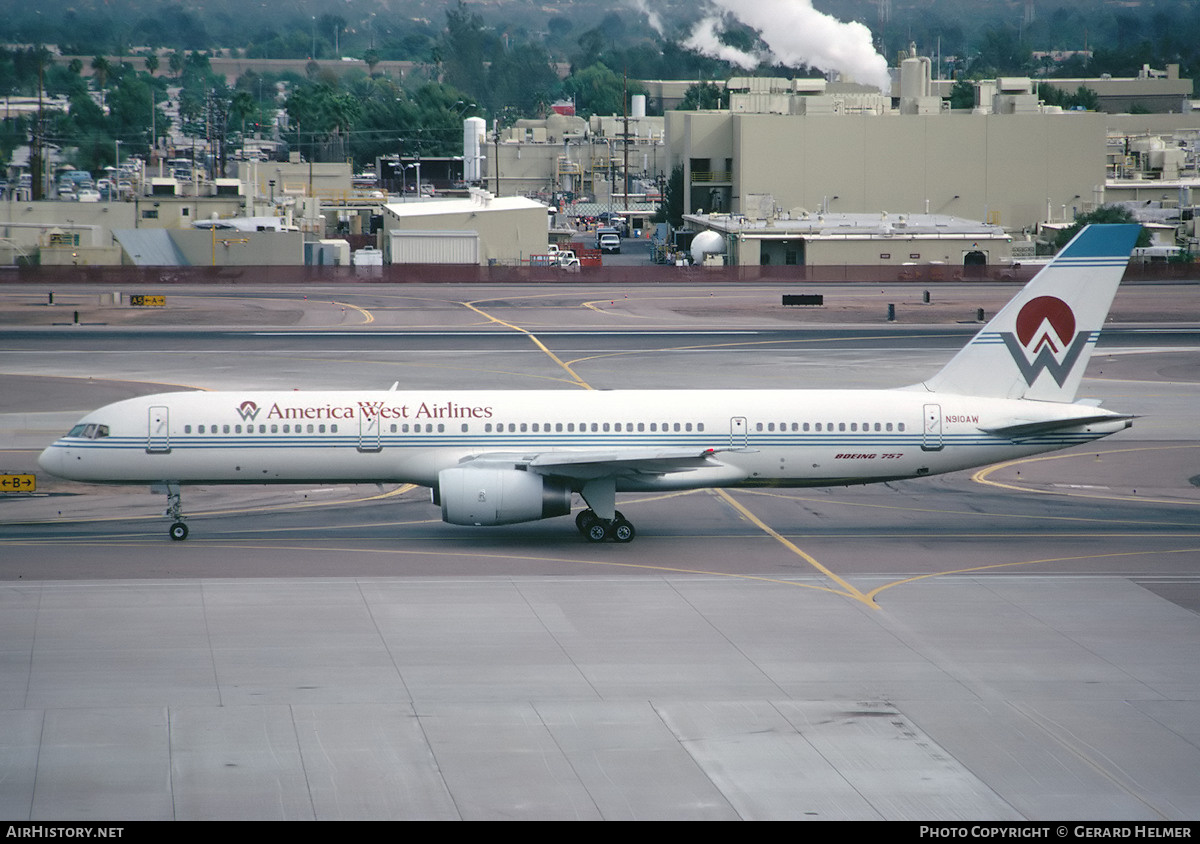Aircraft Photo of N910AW | Boeing 757-2G7 | America West Airlines | AirHistory.net #170038