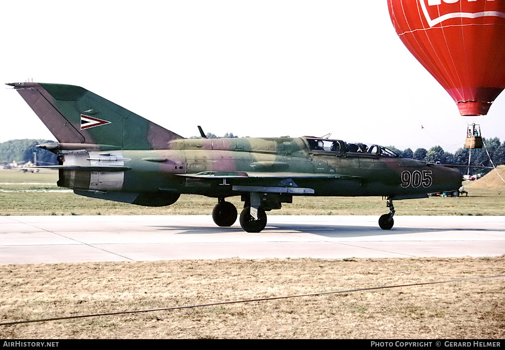 Aircraft Photo of 905 | Mikoyan-Gurevich MiG-21UM | Hungary - Air Force | AirHistory.net #170040