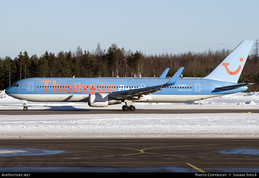 Aircraft Photo of G-OBYD | Boeing 767-304/ER | Thomsonfly | AirHistory.net #170050