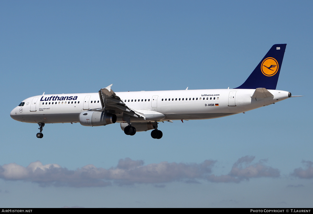 Aircraft Photo of D-AISB | Airbus A321-231 | Lufthansa | AirHistory.net #170091