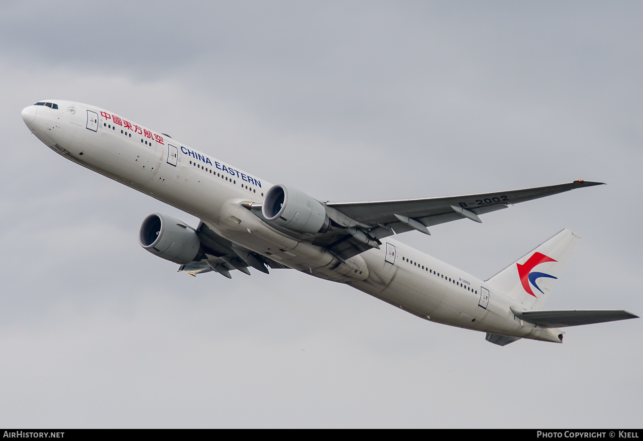 Aircraft Photo of B-2002 | Boeing 777-39P/ER | China Eastern Airlines | AirHistory.net #170095