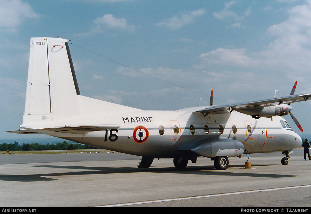 Aircraft Photo of 16 | Nord 262A | France - Navy | AirHistory.net #170100