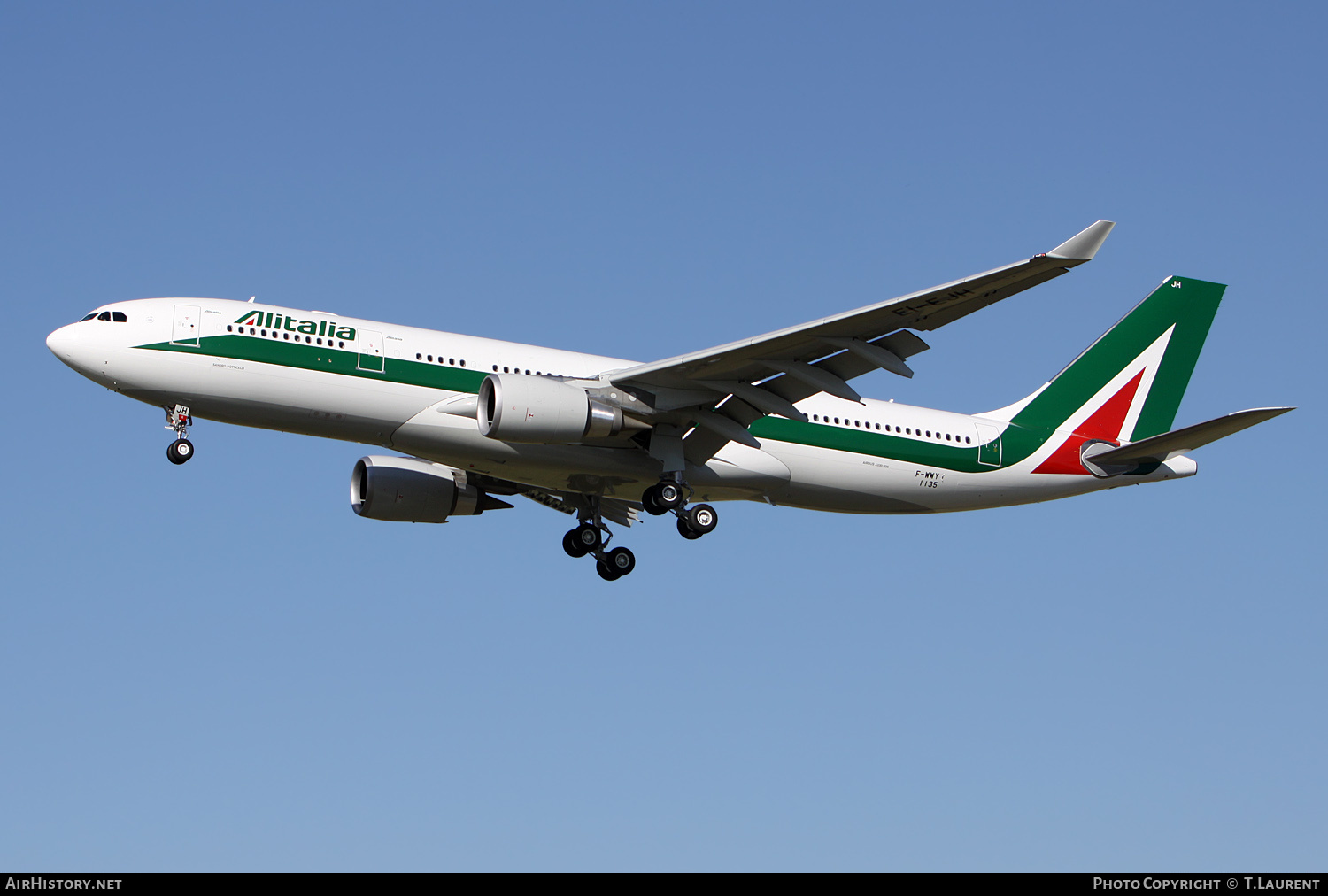 Aircraft Photo of F-WWYU | Airbus A330-202 | Alitalia | AirHistory.net #170110