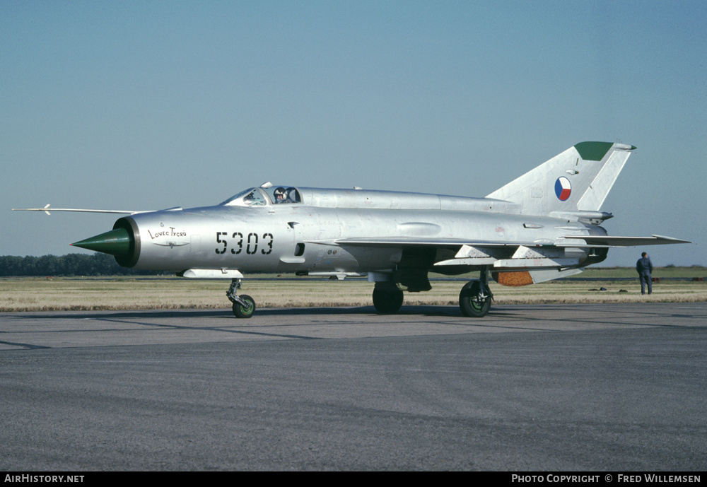 Aircraft Photo of 5303 | Mikoyan-Gurevich MiG-21MF | Czechoslovakia - Air Force | AirHistory.net #170138