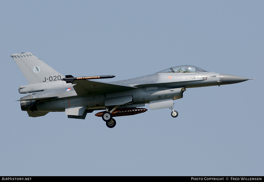 Aircraft Photo of J-020 | General Dynamics F-16AM Fighting Falcon | Netherlands - Air Force | AirHistory.net #170177