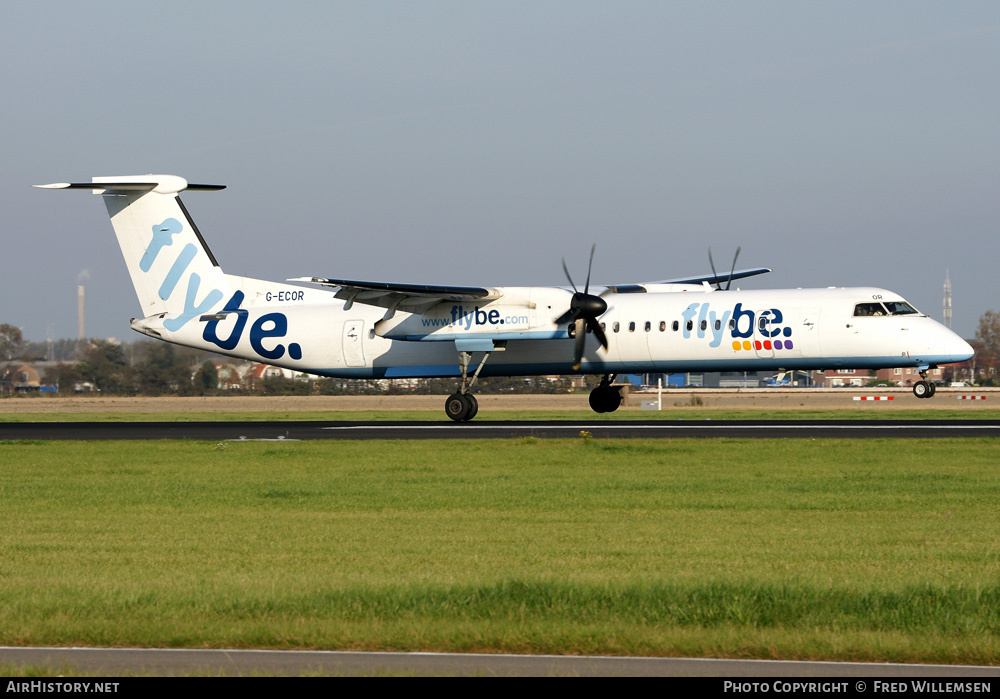 Aircraft Photo of G-ECOR | Bombardier DHC-8-402 Dash 8 | Flybe | AirHistory.net #170178