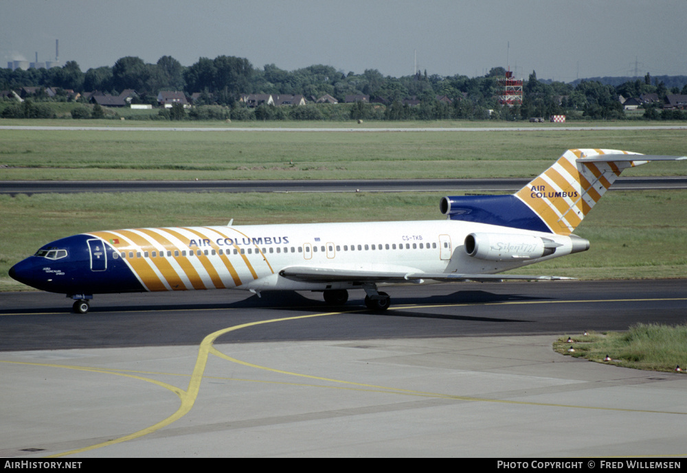 Aircraft Photo of CS-TKB | Boeing 727-2J4/Adv(RE) Super 27 | Air Columbus | AirHistory.net #170186