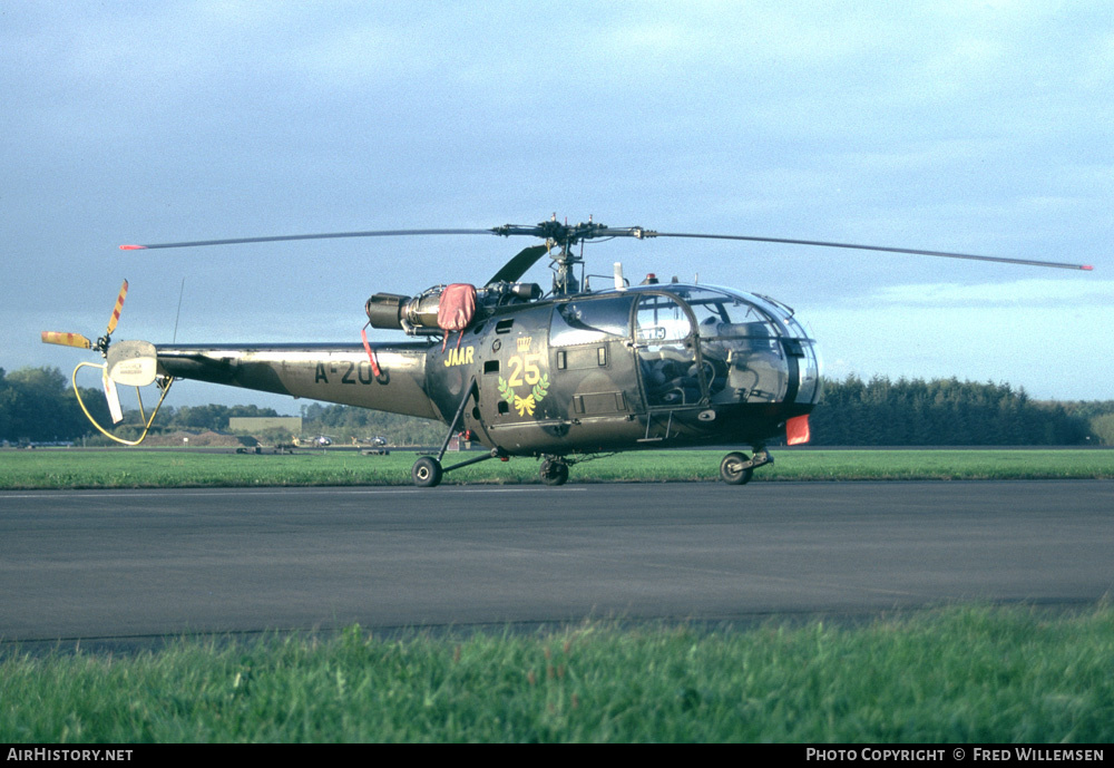 Aircraft Photo of A-208 | Sud SE-3160 Alouette III | Netherlands - Air Force | AirHistory.net #170192
