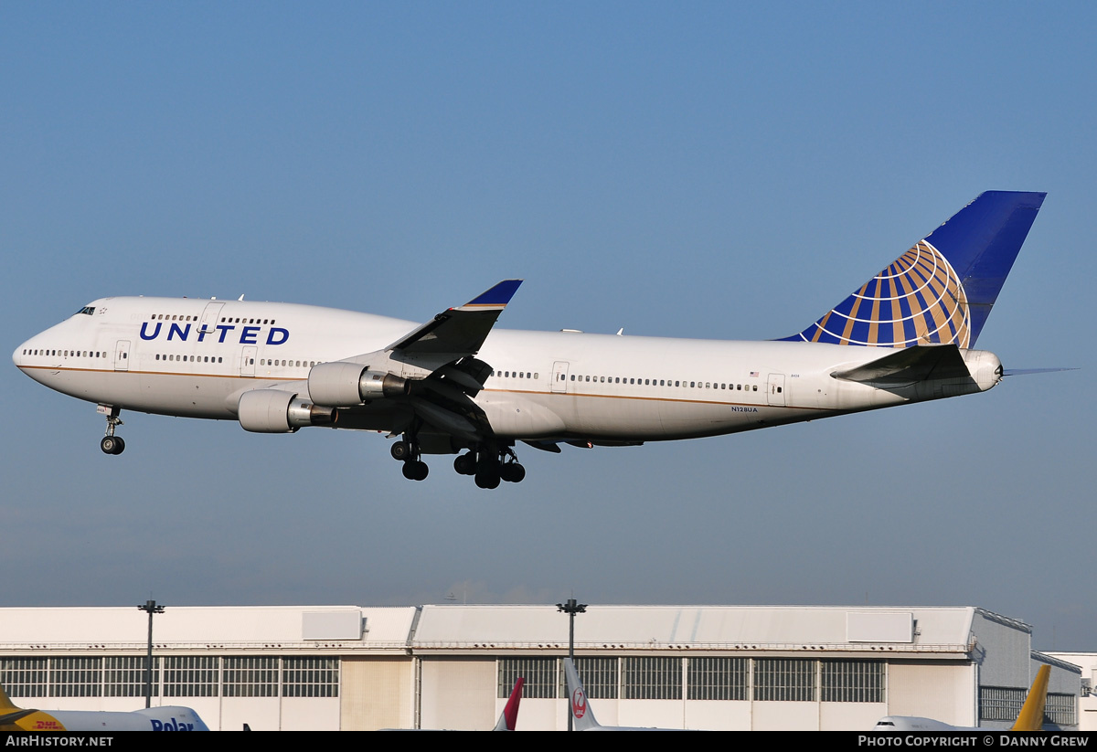 Aircraft Photo of N128UA | Boeing 747-422 | United Airlines | AirHistory.net #170222