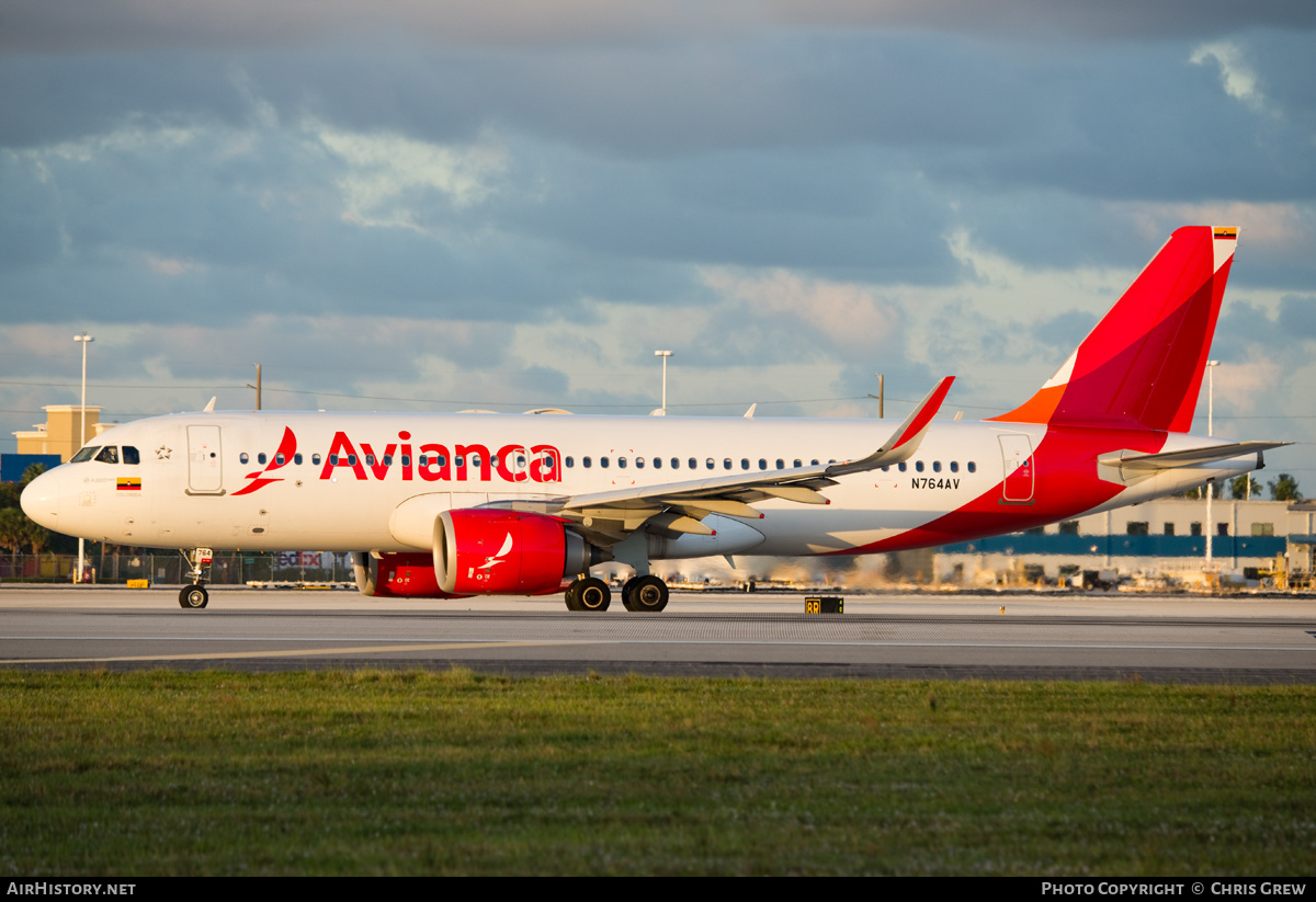 Aircraft Photo of N764AV | Airbus A320-251N | Avianca | AirHistory.net #170229