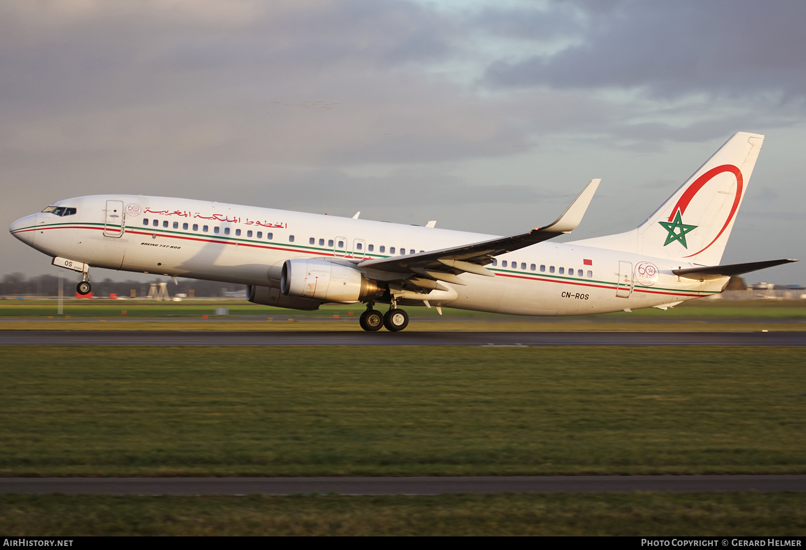 Aircraft Photo of CN-ROS | Boeing 737-8B6 | Royal Air Maroc - RAM | AirHistory.net #170251