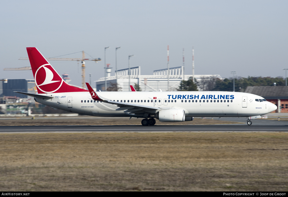 Aircraft Photo of TC-JHY | Boeing 737-8F2 | Turkish Airlines | AirHistory.net #170290