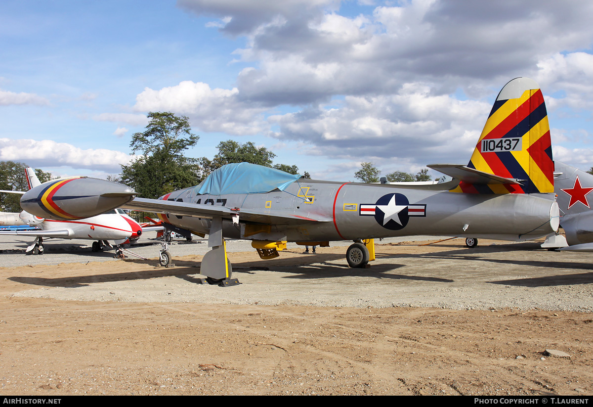 Aircraft Photo of 51-10437 / 110437 | Republic F-84G Thunderjet | USA - Air Force | AirHistory.net #170292
