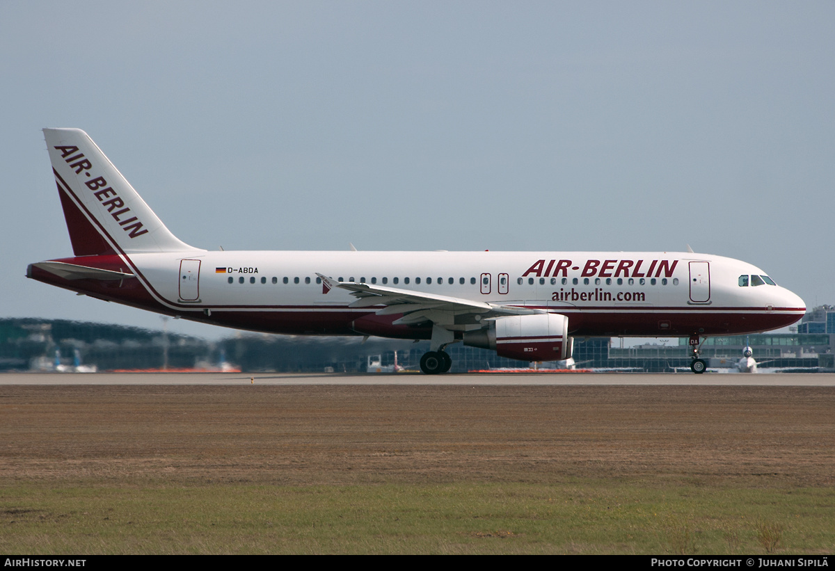 Aircraft Photo of D-ABDA | Airbus A320-214 | Air Berlin | AirHistory.net #170340
