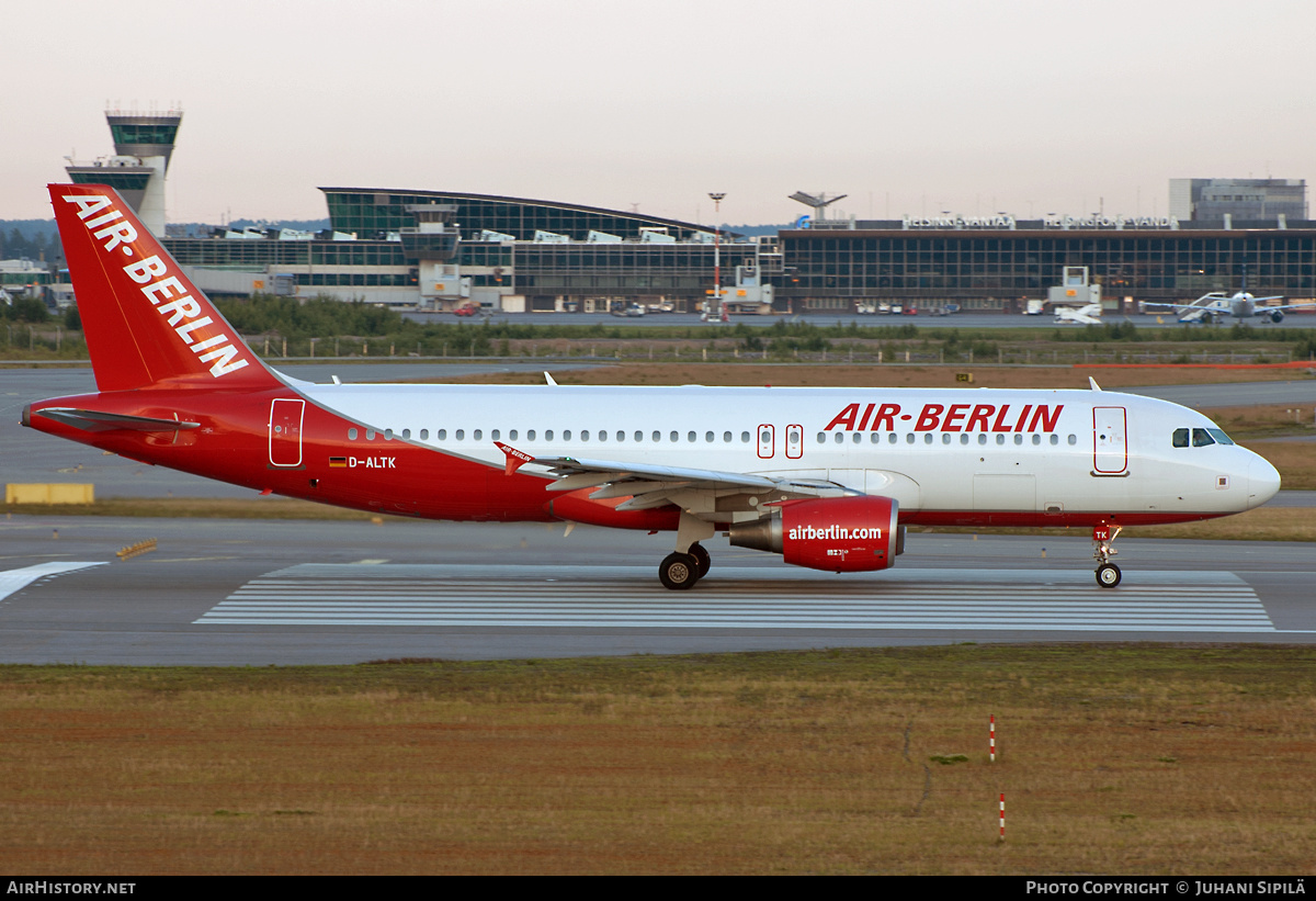 Aircraft Photo of D-ALTK | Airbus A320-214 | Air Berlin | AirHistory.net #170346
