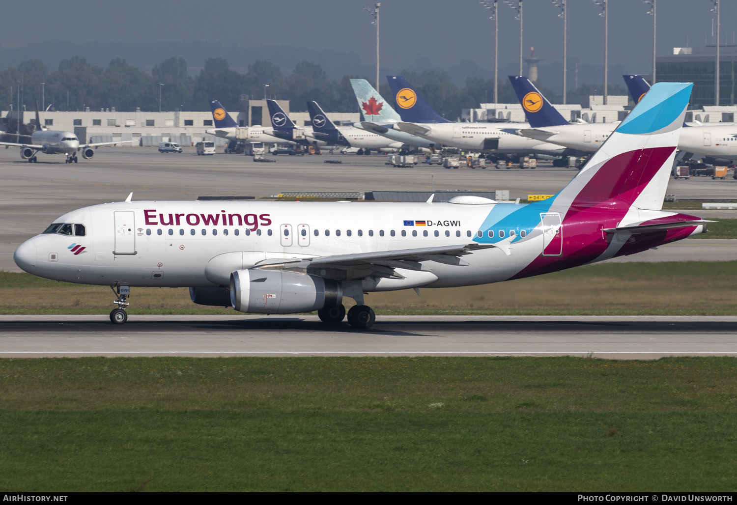 Aircraft Photo of D-AGWI | Airbus A319-132 | Eurowings | AirHistory.net #170363