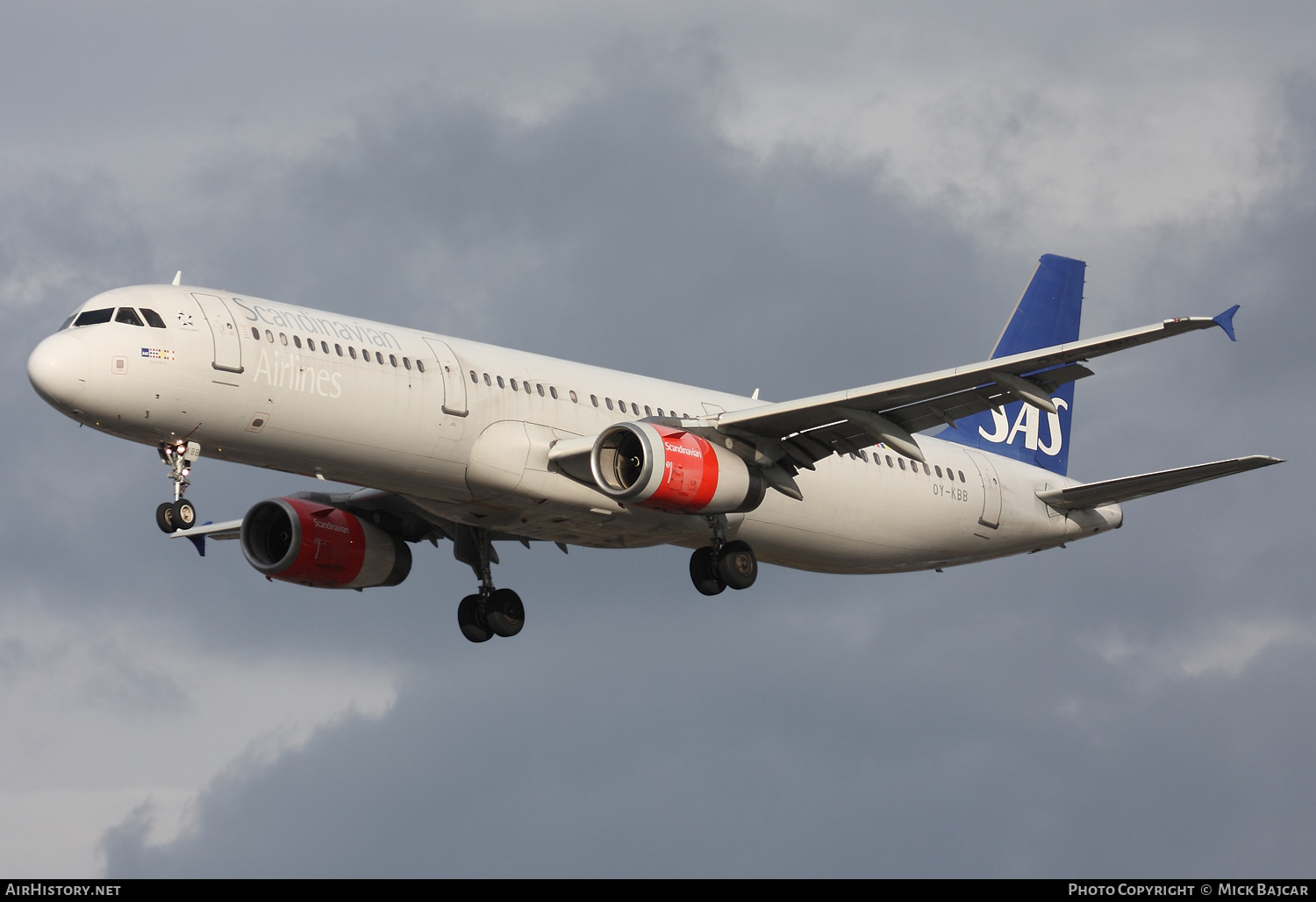 Aircraft Photo of OY-KBB | Airbus A321-232 | Scandinavian Airlines - SAS | AirHistory.net #170375