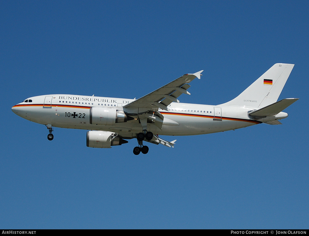 Aircraft Photo of 1022 | Airbus A310-304 | Germany - Air Force | AirHistory.net #170385