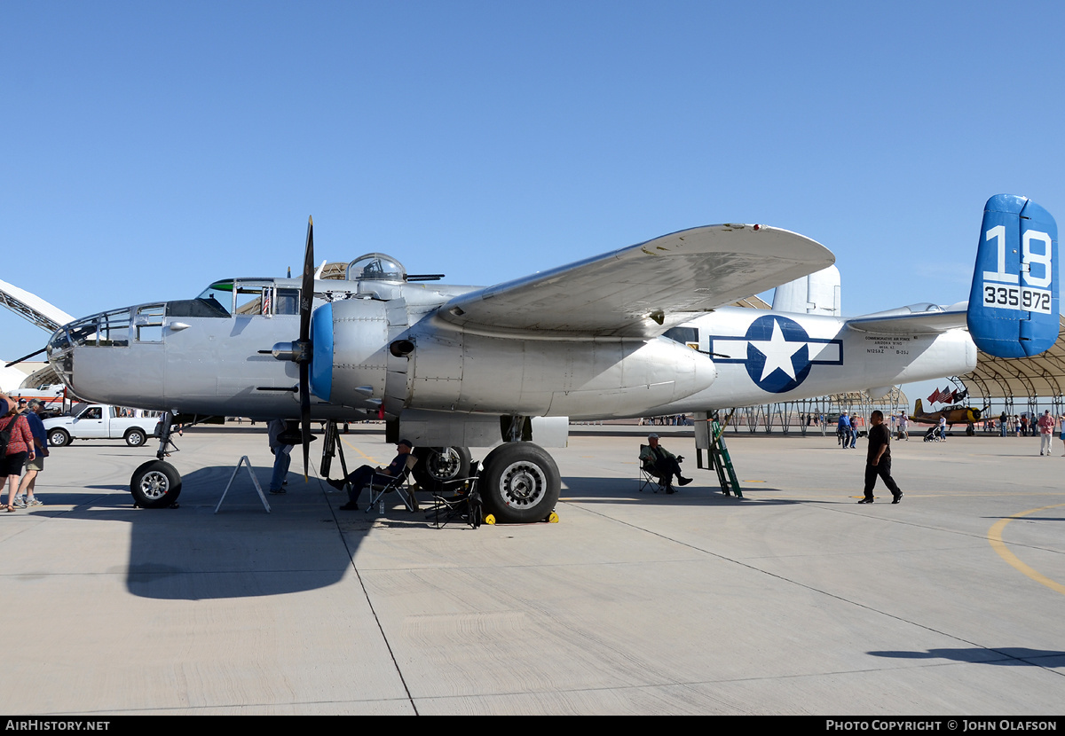 Aircraft Photo of N125AZ / 335972 | North American B-25J Mitchell | Commemorative Air Force | USA - Air Force | AirHistory.net #170401