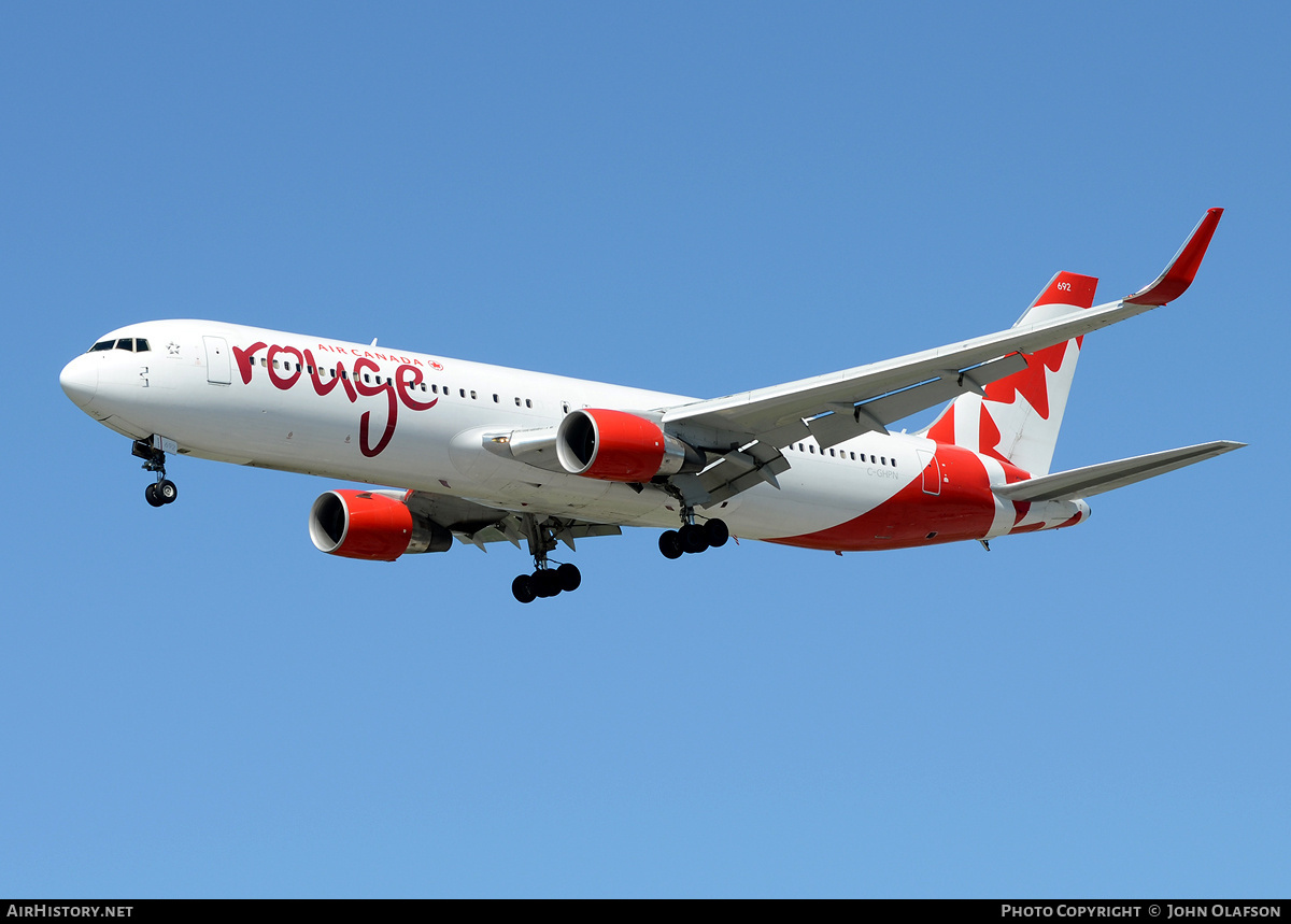 Aircraft Photo of C-GHPN | Boeing 767-33A/ER | Air Canada Rouge | AirHistory.net #170402