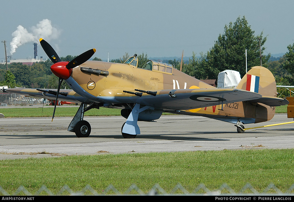 Aircraft Photo of CF-TPM / KZ321 | Hawker Hurricane Mk12 | Canada - Air Force | AirHistory.net #170424