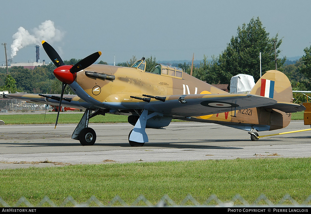 Aircraft Photo of CF-TPM / KZ321 | Hawker Hurricane Mk12 | UK - Air Force | AirHistory.net #170424