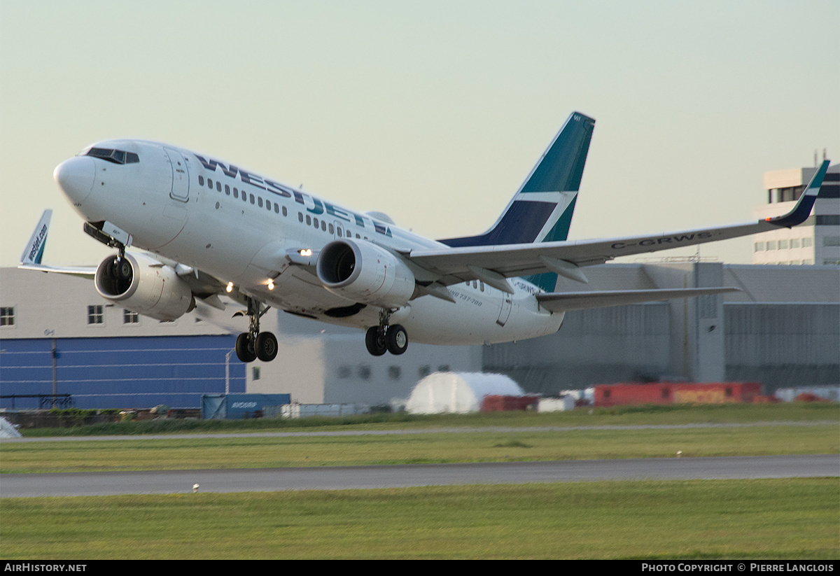 Aircraft Photo of C-GRWS | Boeing 737-76N | WestJet | AirHistory.net #170446