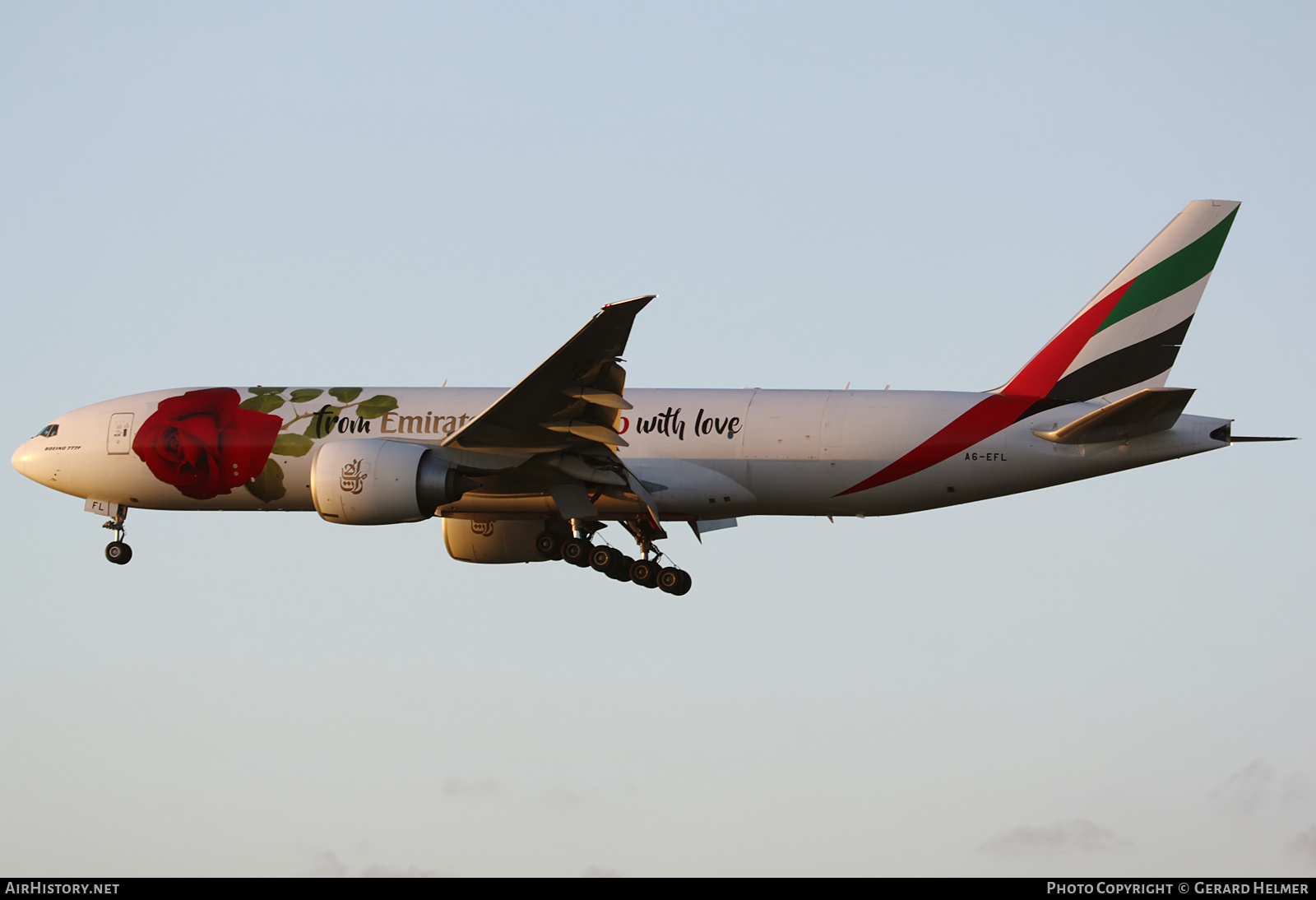 Aircraft Photo of A6-EFL | Boeing 777-F1H | Emirates SkyCargo | AirHistory.net #170453