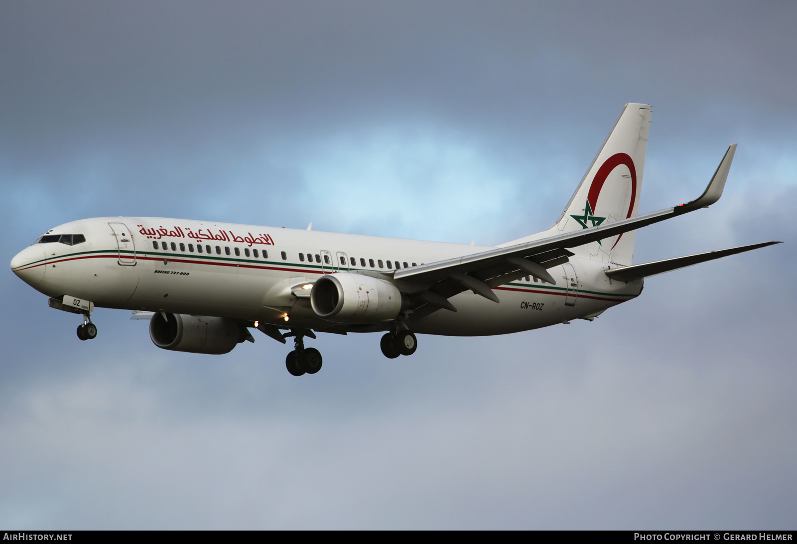 Aircraft Photo of CN-ROZ | Boeing 737-8B6 | Royal Air Maroc - RAM | AirHistory.net #170456
