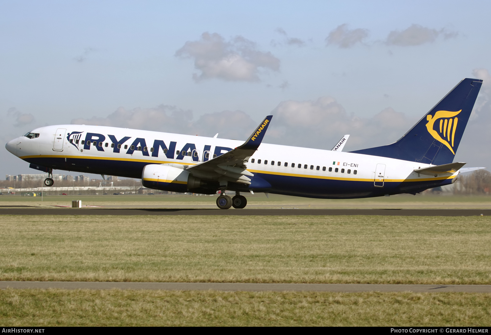 Aircraft Photo of EI-ENI | Boeing 737-8AS | Ryanair | AirHistory.net #170461